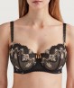 Soutien-gorge corbeille confort AUBADE LA BELLE GALANTE NOIR PHOENIX