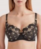 Soutien-gorge emboîtant confort AUBADE LA BELLE GALANTE NOIR PHOENIX