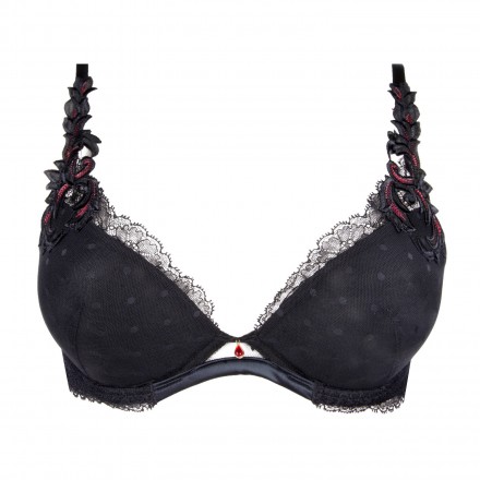 Soutien-gorge coque dentelle LISE CHARMEL SOIREE LIBERTINE NOIR LIBERTINE