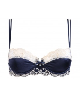 Soutien-gorge corbeille LISE CHARMEL SPLENDEUR SOIE SPLENDEUR MARINE