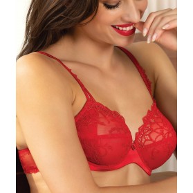 Soutien-gorge avec armatures LISE CHARMEL CHARME FUTUR ROUGE