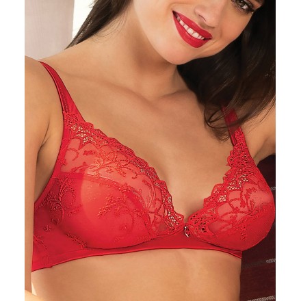 Soutien-gorge sans armature LISE CHARMEL CHARME FUTUR ROUGE