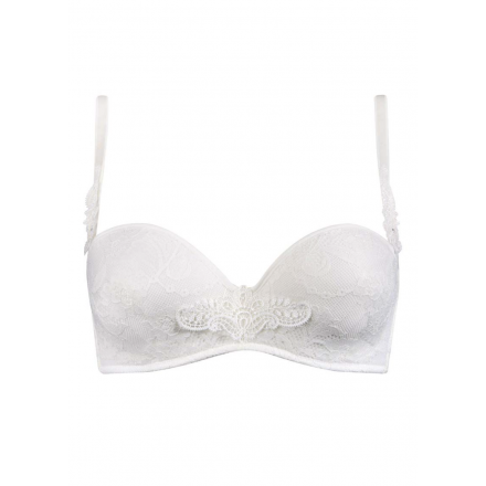 Soutien-gorge bandeau bretelles amvibles LISE CHARMEL EXCEPTION CHARME NACRE