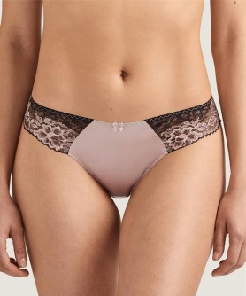 Slip italien AUBADE FEMME GLAMOUR OR NOIR