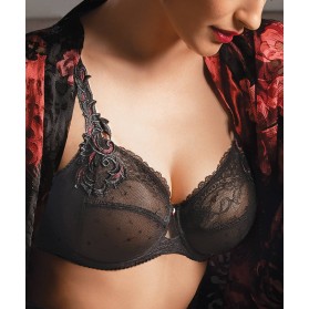 Soutien-gorge armature bien-être EPRISE DE LISE CHARMEL NUIT LIBERTINE NOIR LIBERTINE