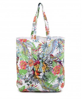 Sac de plage ANTIGEL LA TROPICALE BLANC TROPICAL