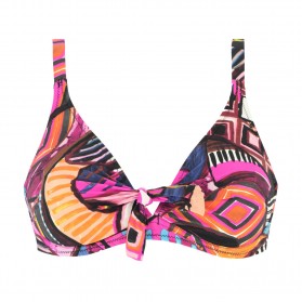 Haut de maillot de bain armature triangle ANTIGEL L'ART PREMIERE FUSHIA PREMIER