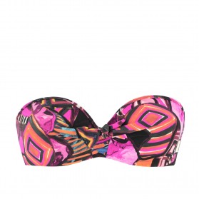 Haut de maillot de bain bandeau coque ANTIGEL L'ART PREMIERE FUSHIA PREMIER