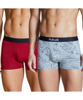 Duo Boxer AUBADE MEN BLEU LOVE