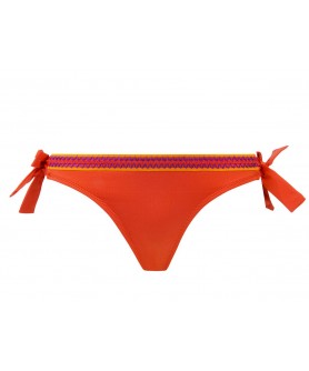 Slip de bain bikini ANTIGEL L'ECOCHERIE ORANGE BRULE