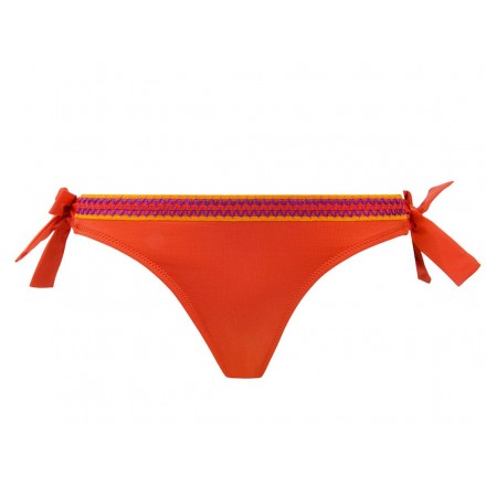 Slip de bain bikini ANTIGEL L'ECOCHERIE ORANGE BRULE