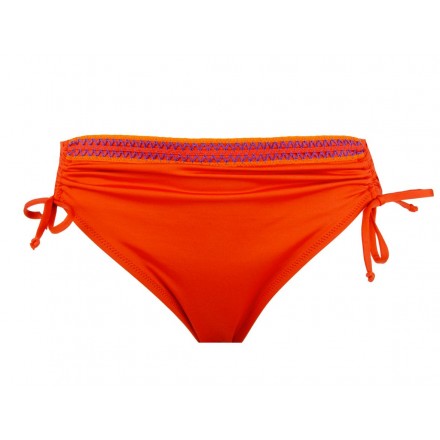 Slip de bain coulisse ANTIGEL L'ECOCHERIE ORANGE BRULE