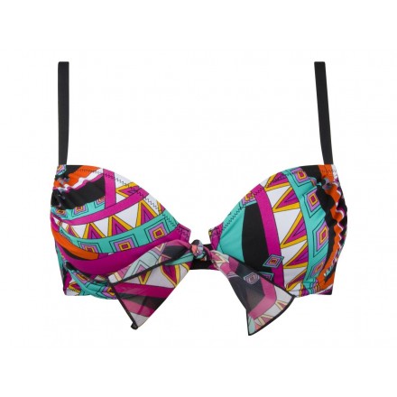 Haut de maillot de bain armature trois quart ANTIGEL LA PSYCHEDELIA FANTASMAGORIE