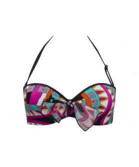 Haut de maillot de bain bandeau coque ANTIGEL LA PSYCHEDELIA FANTASMAGORIE