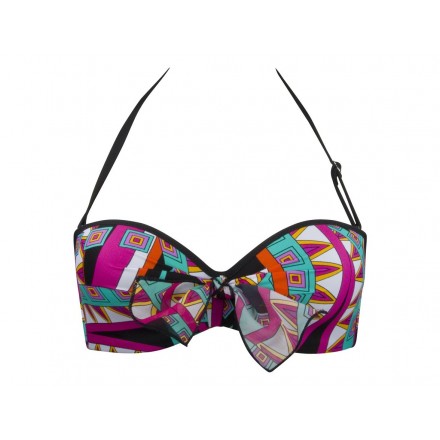 Haut de maillot de bain bandeau coque ANTIGEL LA PSYCHEDELIA FANTASMAGORIE