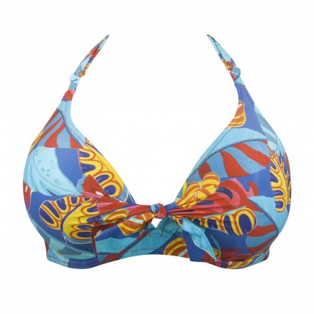 Haut de maillot triangle armatures ANTIGEL LA FOGLIA ANTIGEL CIEL FEUILLAGE ANTIGEL L'ANIMA BLEUE PEAU BLEUE