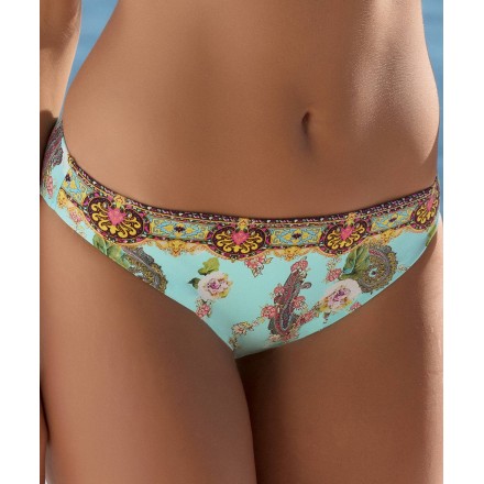 Slip de bain LISE CHARMEL FLEURS LAGON LAGON AZUR