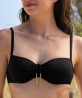 Haut de maillot de bain corbeille LISE CHARMEL POMPONS ARTY NOIR