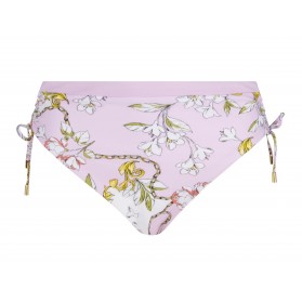 Slip de bain coulisses LISE CHARMEL FOULARD RIVIERA ROSE