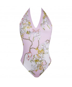 Maillot de bain une pièce nageur séduction LISE CHARMEL FOULARD RIVIERA ROSE