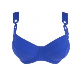 Haut de maillot de bain corbeille bonnet profond LISE CHARMEL JEUX D'ANNEAUX ANNEAU BLEU