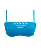 Haut de maillot de bain brassière coque LISE CHARMEL AJOURAGE COUTURE AJOURAGE TURQUOISE