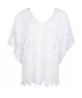 Poncho court LISE CHARMEL TRANSPARENCE ECUME BLANC