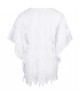 Poncho court LISE CHARMEL TRANSPARENCE ECUME BLANC