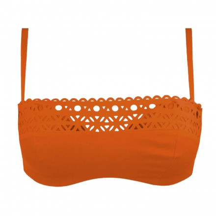 Haut de maillot de bain brassière coque LISE CHARMEL AJOURAGE COUTURE CURRY COUTURE