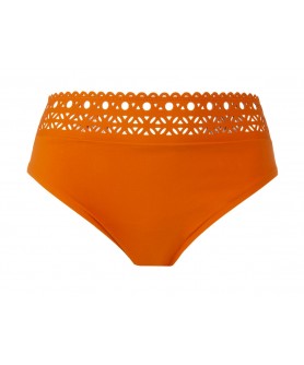 Slip de bain taille haute LISE CHARMEL AJOURAGE COUTURE AJOURAGE CURRY COUTURE