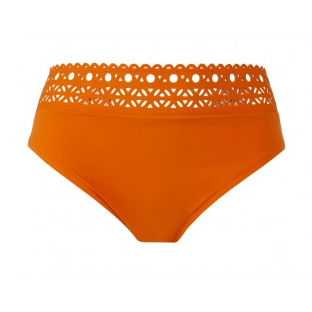 Slip de bain taille haute LISE CHARMEL AJOURAGE COUTURE AJOURAGE CURRY COUTURE