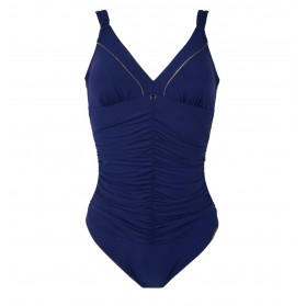 Maillot de bain une pièce nageur maintien ouvert sans armature LISE CHARMEL PLAISIR REGATE BLEU REGATE