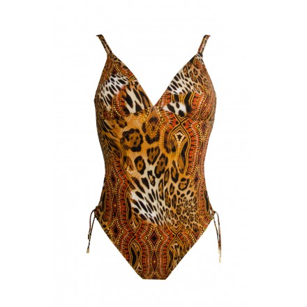 Maillot de bain une pièce nageur maintien sans armature LISE CHARMEL SPLENDEUR FELINE GRACE FELINE