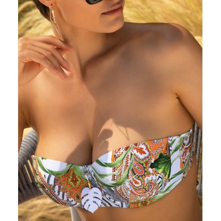 Haut de maillot de bain brassière bonnet profond LISE CHARMEL FEERIE TROPICALE NATURE TROPICALE