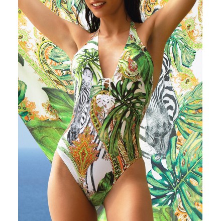 Maillot de bain une pièce nageur séduction LISE CHARMEL FEERIE TROPICALE NATURE TROPICALE