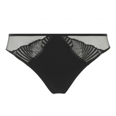 Slip fantaisie ANTINEA BIJOU DE NUIT NOIR ARGENT