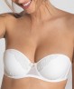 Soutien-gorge bandeau ANTINEA DE LISE CHARMEL ROSACE EN FLEUR ECRU NACRE