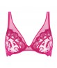 Soutien-gorge triangle armatures LISE CHARMEL DRESSING FLORAL DRESSING MAGENTA