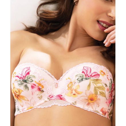 Soutien-gorge bandeau LISE CHARMEL DESIR EN FLEUR FLEURS SOLEIL