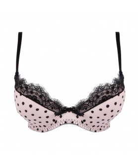 Soutien-gorge coque ANTIGEL SCENARIO POIS POIS NOIR