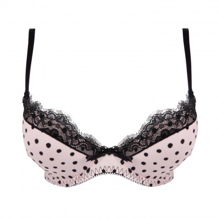 Soutien-gorge coque ANTIGEL SCENARIO POIS POIS NOIR