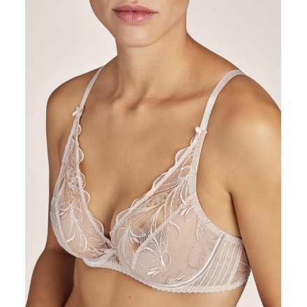 Soutien-gorge triangle push-up AUBADE FLEUR DE TATOO SKIN