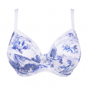 Soutien-gorge avec armatures bonnet profond ANTIGEL REVE DE JOUY BLEU DE JOUY