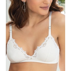 Soutien-gorge sans armature LISE CHARMEL ORFEVRE GUIPURE BLANC