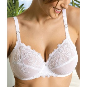 Soutien-gorge armature bien-être LISE CHARMEL ORFEVRE GUIPURE BLANC