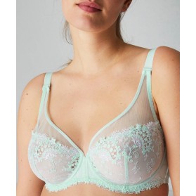 Soutien-gorge armature décolleté plongeant SIMONE PERELE WISH VERT D'EAU