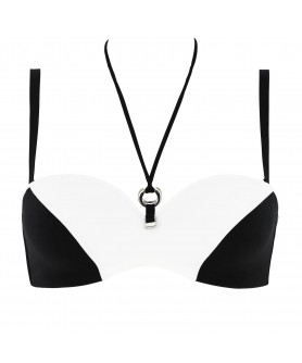 Haut de maillot de bain brassière coque LISE CHARMEL AUDACE BEAUTE NOIR