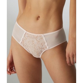 Shorty SIMONE PERELE BLANCHE POUDRE PETALE