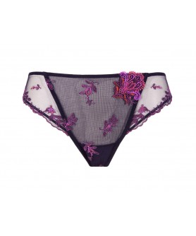 Slip fantaisie LISE CHARMEL FORET LUMIERE FORET POURPRE