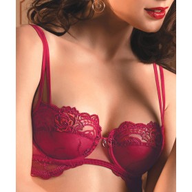 Soutien-gorge corbeille LISE CHARMEL TELLEMENT GLAMOUR SO RUBIS